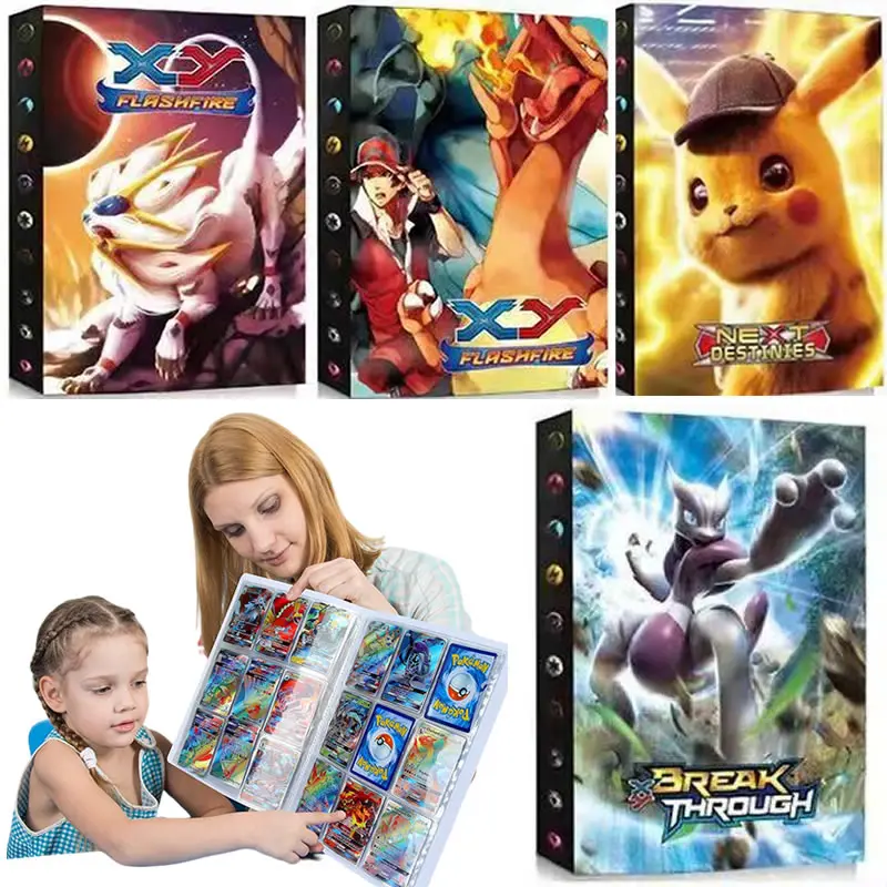 9 Pocket 432 Card Pokemon Album Playing Game Liver Pokémon VMAX GX Map Loaded List Book Binder Collection Protection Holder Toy
9 Pocket 432 Card Pokemon Album Playing Game Liver Pokémon VMAX GX Map Loaded List Book Binder Collection Protection Holder Toy