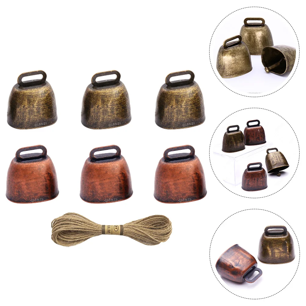 Vintage Accessories Grazing Bell Farming Hanging Loud Cattle Horse Sheep Long Distance Iron Accessory Bells Cows for cows
Vintage Accessories Grazing Bell Farming Hanging Loud Cattle Horse Sheep Long Distance Iron Accessory Bells Cows for cows