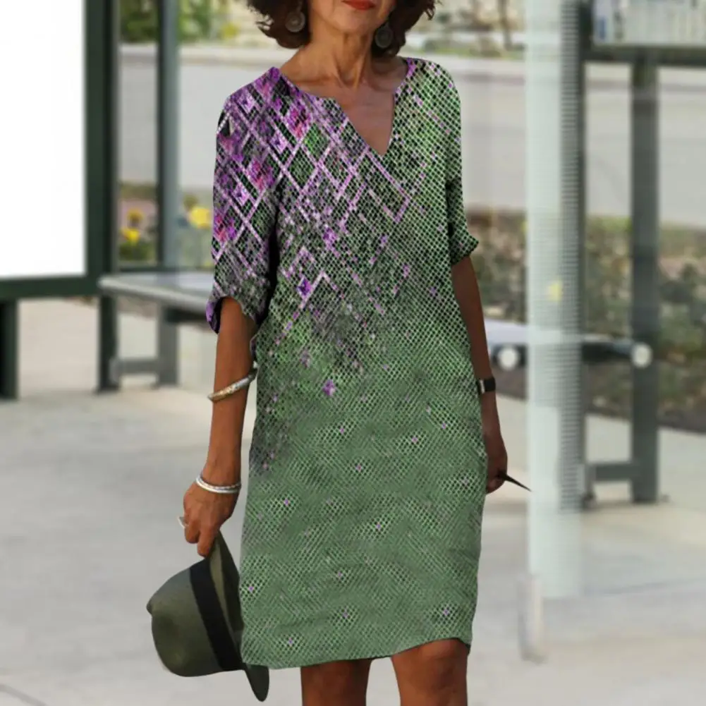 Повседневное износостойкое платье в стиле ретро для работы, летнее платье в стиле ретро, износостойкое Повседневное платье с рукавом до лок... 
Повседневное износостойкое платье в стиле ретро для работы, летнее платье в стиле ретро, износостойкое Повседневное платье с рукавом до лок...