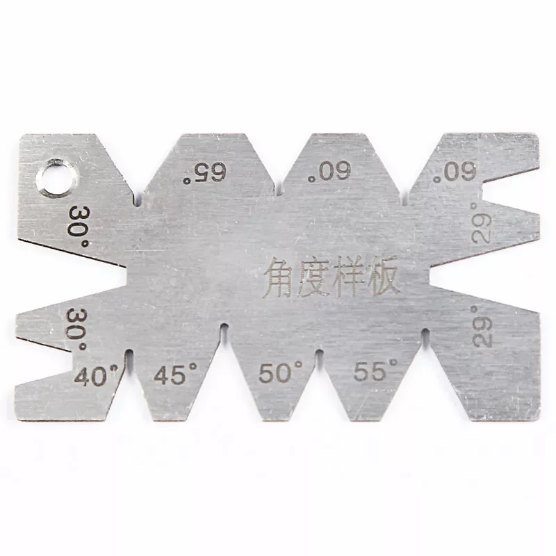 Machining Threads Screw Cutting Gauge Stainless Steel Angle Arc Model Angles Measure Tool
Machining Threads Screw Cutting Gauge Stainless Steel Angle Arc Model Angles Measure Tool