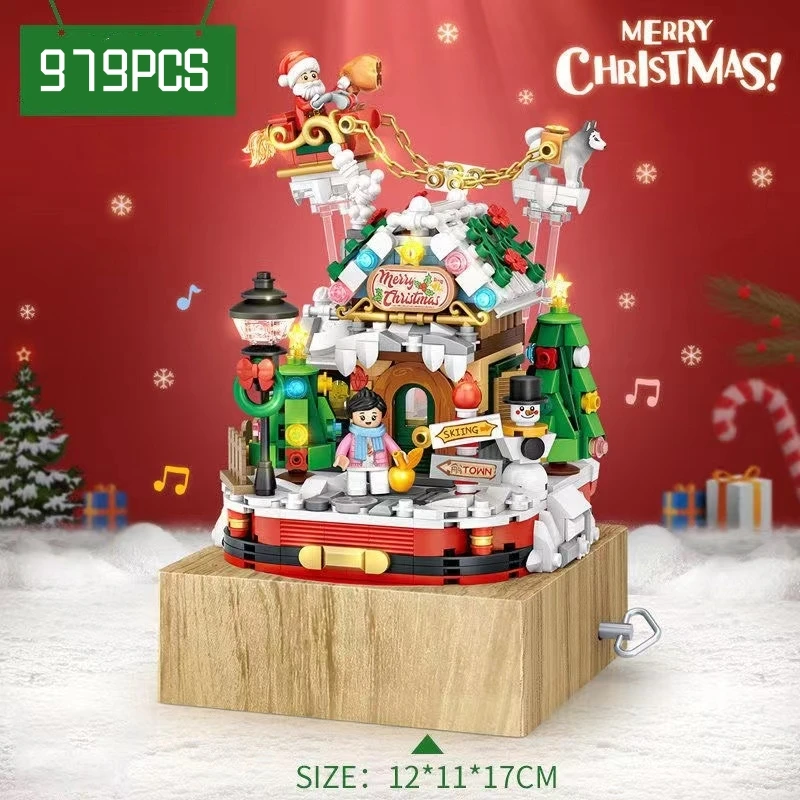Christmas Music Box Mini Building Blocks Santa Claus Christmas Bricks Toys Gifts Playset Toys Display For Kids Boys Girls
Christmas Music Box Mini Building Blocks Santa Claus Christmas Bricks Toys Gifts Playset Toys Display For Kids Boys Girls