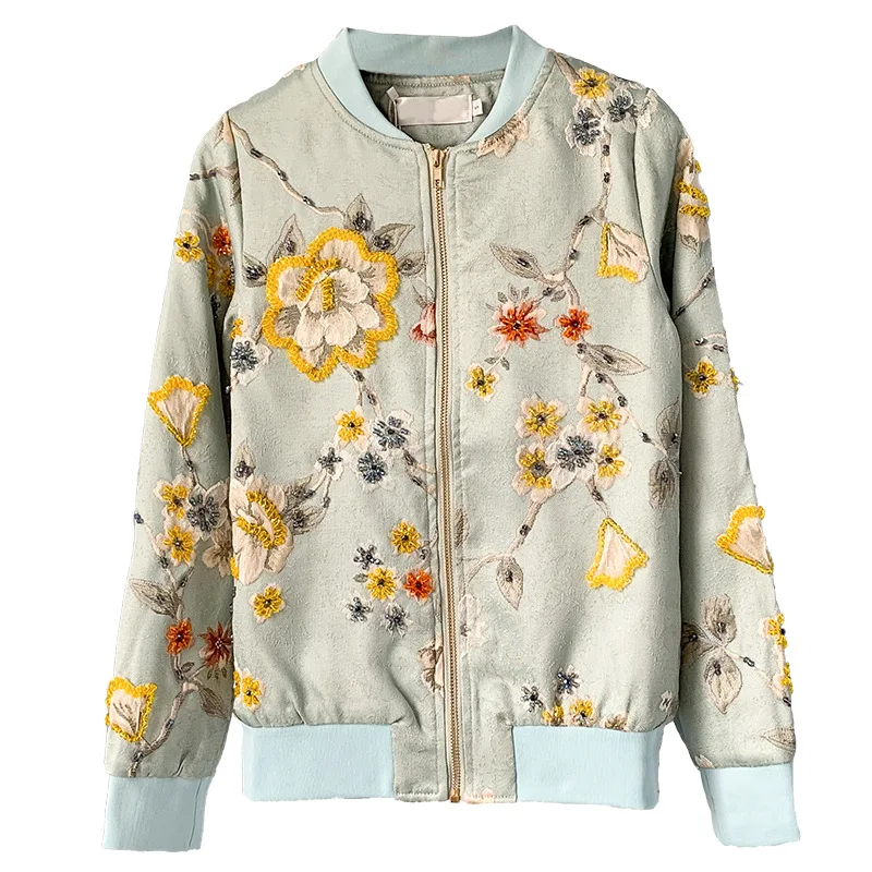 Autumn New Design European and American Retro Stitching Contrast Color Peony Heavy Industry Nail Drill O-Neck Jacket Women
Autumn New Design European and American Retro Stitching Contrast Color Peony Heavy Industry Nail Drill O-Neck Jacket Women