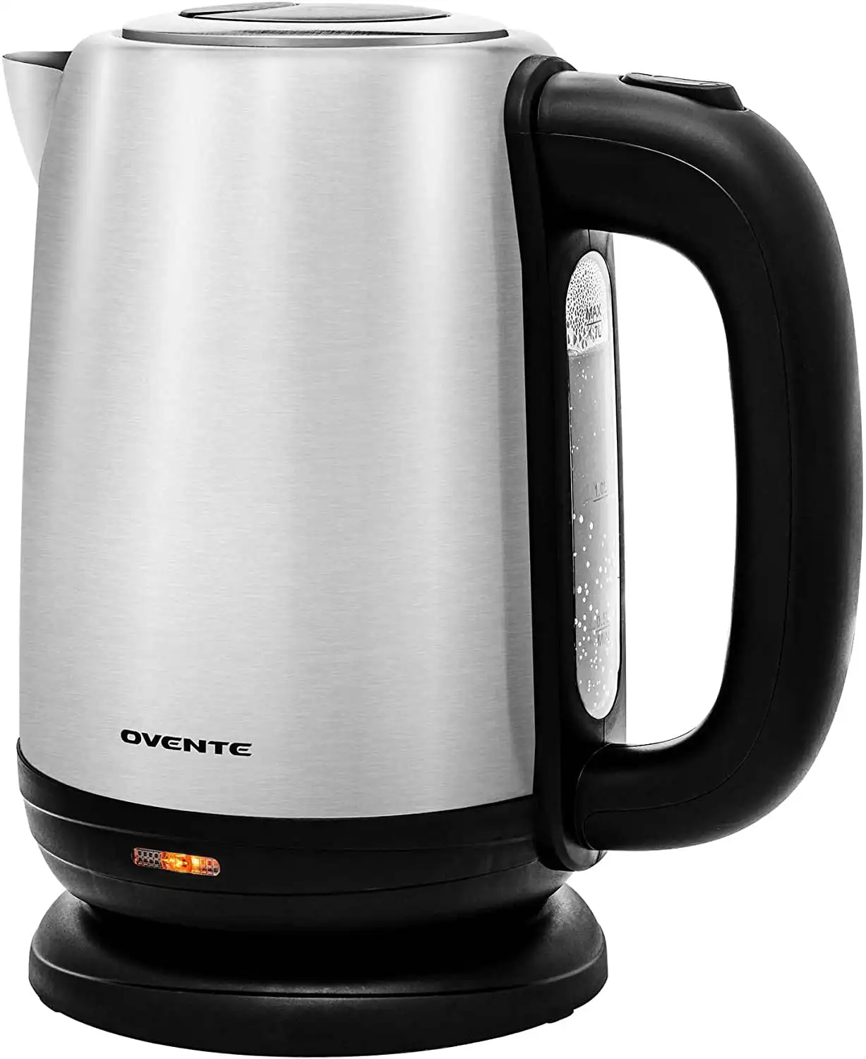 Electric Hot Water Stainless Steel Kettle 1.7 Liter with Easy Press Open Lid and Filter, 1100 Watt Portable Tea Maker with Fast
Electric Hot Water Stainless Steel Kettle 1.7 Liter with Easy Press Open Lid and Filter, 1100 Watt Portable Tea Maker with Fast