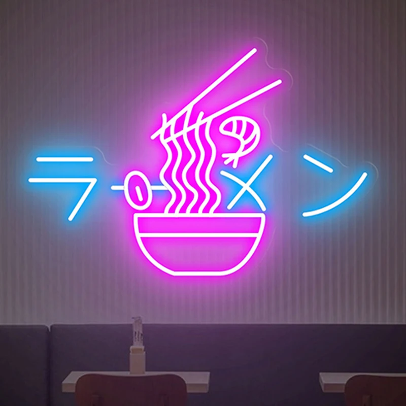 Рамен, японская лапша, неоновая вывеска, индивидуальный бизнес-логотип, искусственная неоновая лампа для ресторана, магазина, Декор, Настенная картина, акриловые неоновые вывески
Рамен, японская лапша, неоновая вывеска, индивидуальный бизнес-логотип, искусственная неоновая лампа для ресторана, магазина, Декор, Настенная картина, акриловые неоновые вывески