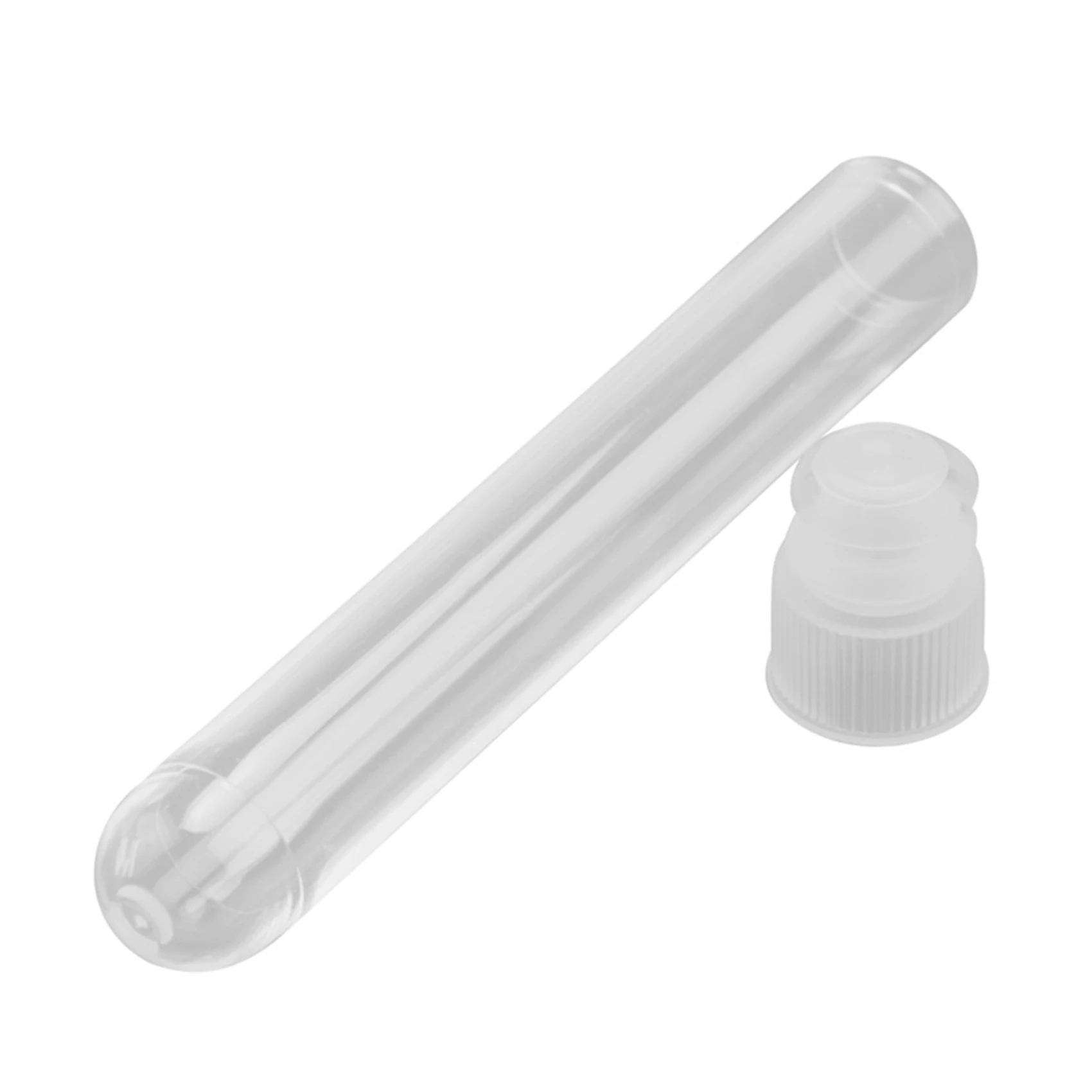 100Pcs Clear Plastic Test Tubes with White Screw Caps Sample Containers Bottles Push Caps 12X75mm
100Pcs Clear Plastic Test Tubes with White Screw Caps Sample Containers Bottles Push Caps 12X75mm