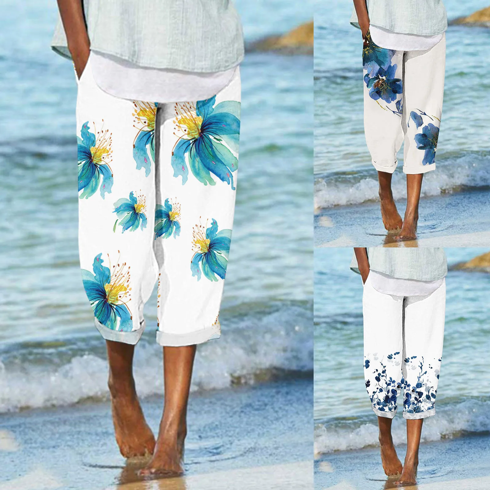 Casual Beach Pants For Women Loose With Pockets High Waisted Print Summer Cotton Long Straight Trousers Fast Shipping In Stock
Casual Beach Pants For Women Loose With Pockets High Waisted Print Summer Cotton Long Straight Trousers Fast Shipping In Stock