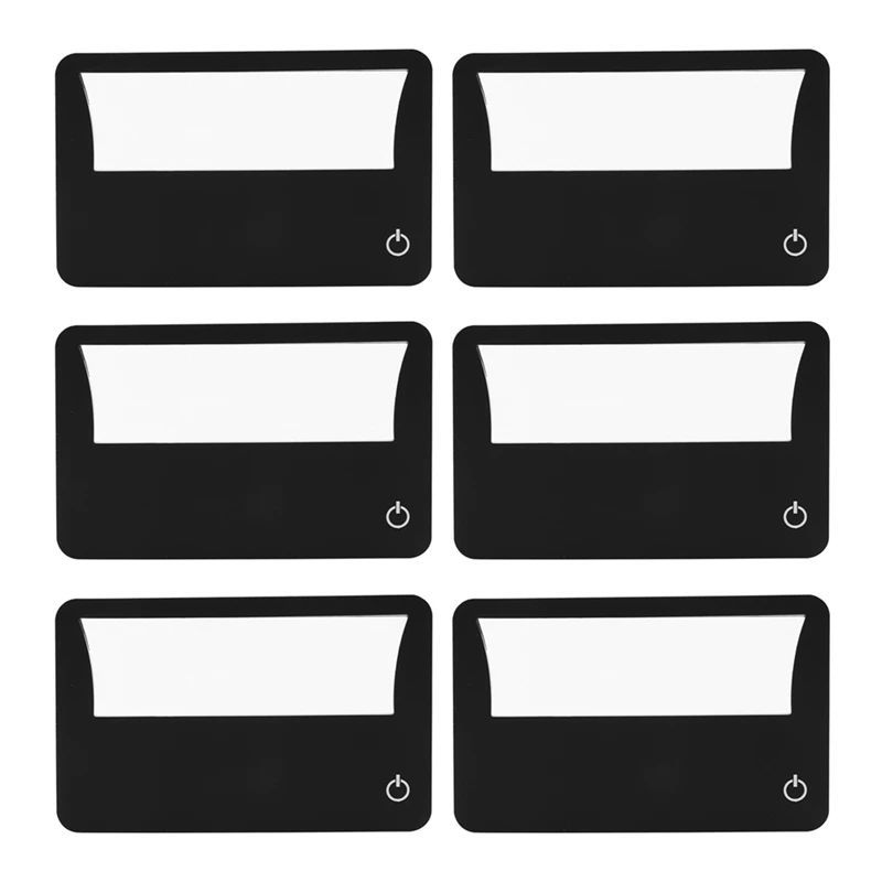 Promotion! Credit Card Size Lighted 3X Magnifier Bundle Includes 6 Magnifiers, Each Magnifier For Reading Has 3X Lens
Promotion! Credit Card Size Lighted 3X Magnifier Bundle Includes 6 Magnifiers, Each Magnifier For Reading Has 3X Lens