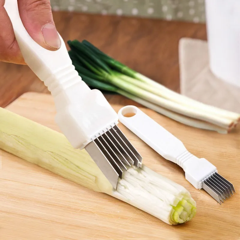 1Pc Onion Vegetable Cutter Slicer Multi Chopper Sharp Scallion Kitchen Knife Shred Slice Cut Tool
1Pc Onion Vegetable Cutter Slicer Multi Chopper Sharp Scallion Kitchen Knife Shred Slice Cut Tool