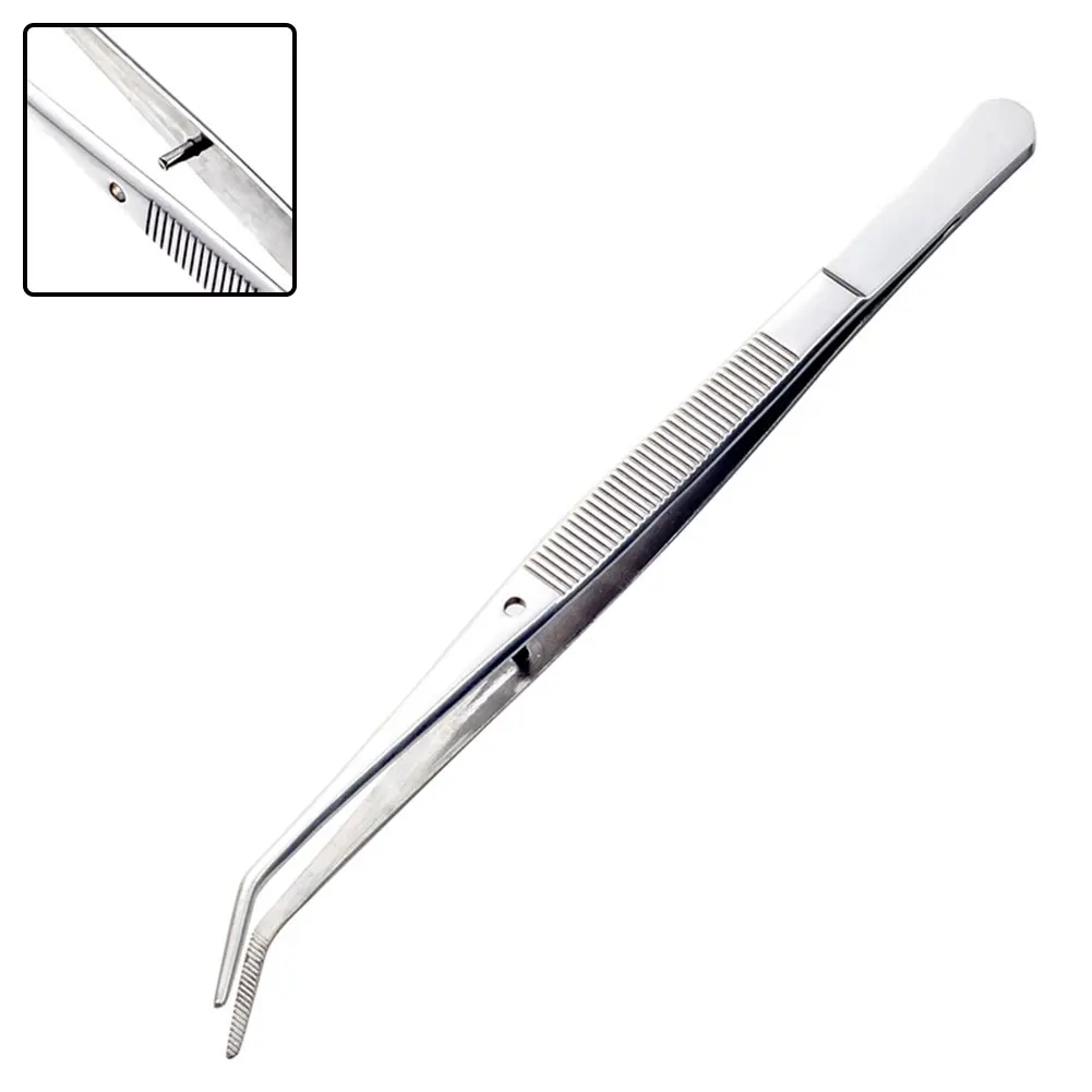 1pc Stainless Steel Nail Art Nippers Tweezers Manicure Pedicure Cleaning Tools Picking Up Cotton Tool
1pc Stainless Steel Nail Art Nippers Tweezers Manicure Pedicure Cleaning Tools Picking Up Cotton Tool
