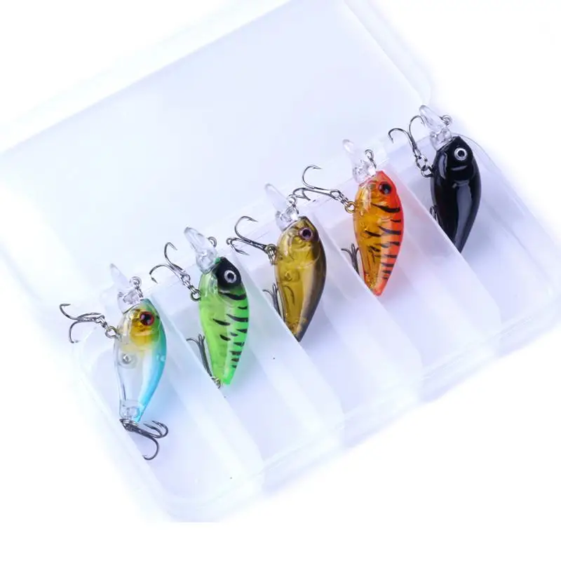 5pcs Mini Popper 4.5cm 4g Fishing Lure Kit Set With Box CrankBaits Wobblers Lures Top Water Carp Fishing Tackle Artificial
5pcs Mini Popper 4.5cm 4g Fishing Lure Kit Set With Box CrankBaits Wobblers Lures Top Water Carp Fishing Tackle Artificial