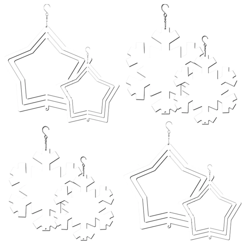 8 Pack Sublimation Wind Spinner Blanks Wind Spinner Blanks 3D Sublimation For Indoor Outdoor Christmas Garden Decoration
8 Pack Sublimation Wind Spinner Blanks Wind Spinner Blanks 3D Sublimation For Indoor Outdoor Christmas Garden Decoration