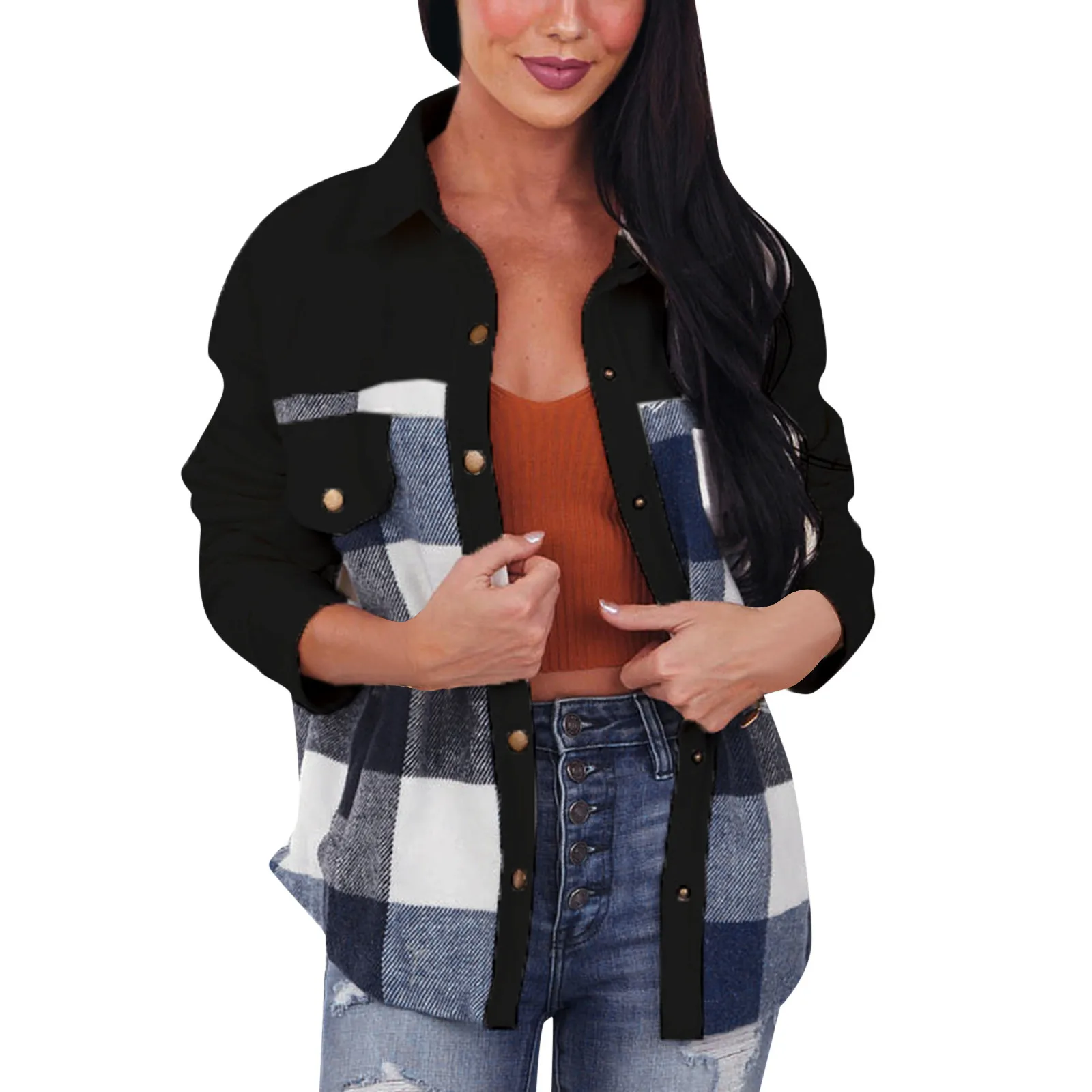 Women's Overcoat Classic Button Down Printed Winter Jean Jacket Outwear With Pockets Coat Warm Coats for Women
Women's Overcoat Classic Button Down Printed Winter Jean Jacket Outwear With Pockets Coat Warm Coats for Women
