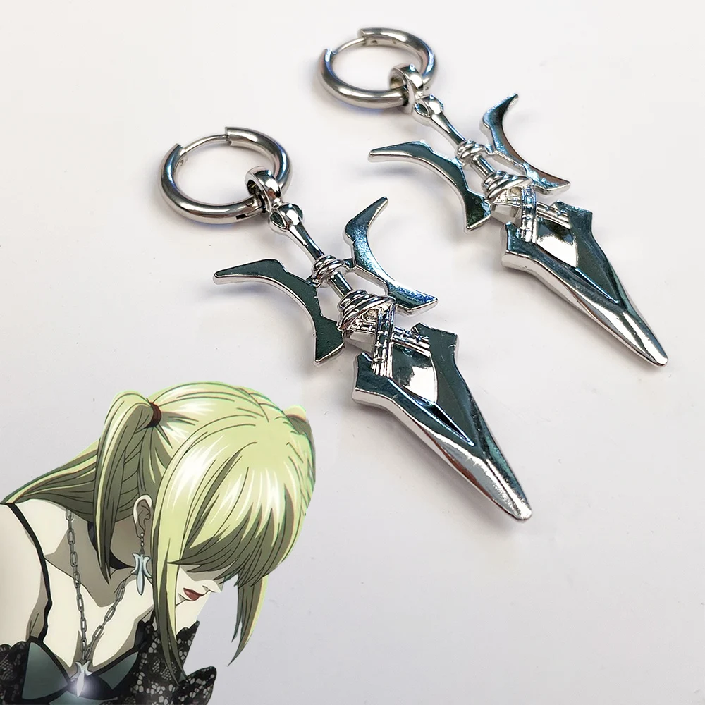 5.5cm Death Note Drop Earring Misa Amane Roleplay Cross Dangle Pendant Goth Jewelry Accessories
5.5cm Death Note Drop Earring Misa Amane Roleplay Cross Dangle Pendant Goth Jewelry Accessories