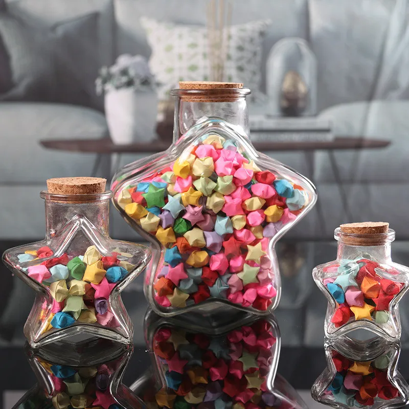 Five-pointed Star Wishing Stars Empty Glass Candy Dragee Box Bottle Birthday Party Wedding Favors Gift Box Bonbonniere Supplies
Five-pointed Star Wishing Stars Empty Glass Candy Dragee Box Bottle Birthday Party Wedding Favors Gift Box Bonbonniere Supplies