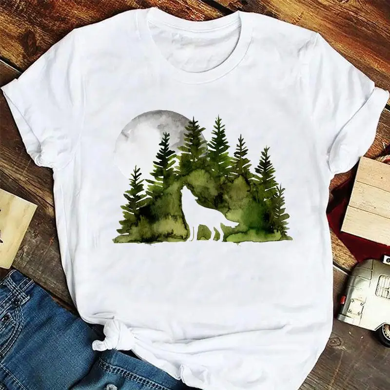 T-shirts Tee Fashion Forest Wild Animal Lovely Women Ladies Tshirt Top Lady Print Travel Trend Short Sleeve Graphic T-Shirt
T-shirts Tee Fashion Forest Wild Animal Lovely Women Ladies Tshirt Top Lady Print Travel Trend Short Sleeve Graphic T-Shirt