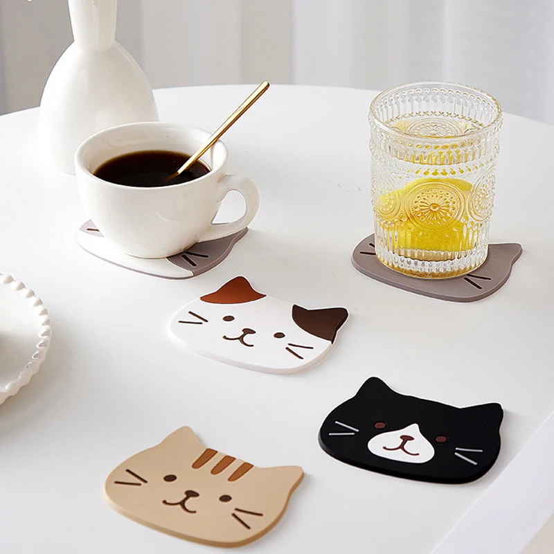 1pc Kawaii Cat Desk Mat Heat Insulation Table Mat for Tea Milk Coffee Cup Coaster Cute Office Desk Accessories Home Decoration
1pc Kawaii Cat Desk Mat Heat Insulation Table Mat for Tea Milk Coffee Cup Coaster Cute Office Desk Accessories Home Decoration