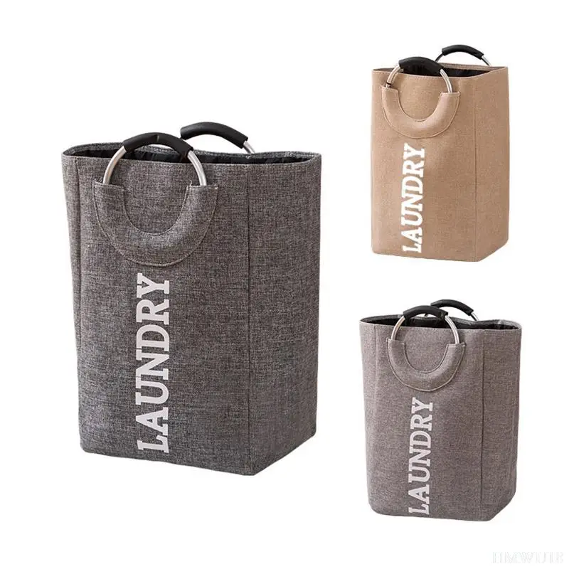 75L Large Capacity Laundry Basket Linen Storage Bag with Ring Aluminum Handle Portable Washing Bin Folding Clothes Bag Bathroom
75L Large Capacity Laundry Basket Linen Storage Bag with Ring Aluminum Handle Portable Washing Bin Folding Clothes Bag Bathroom