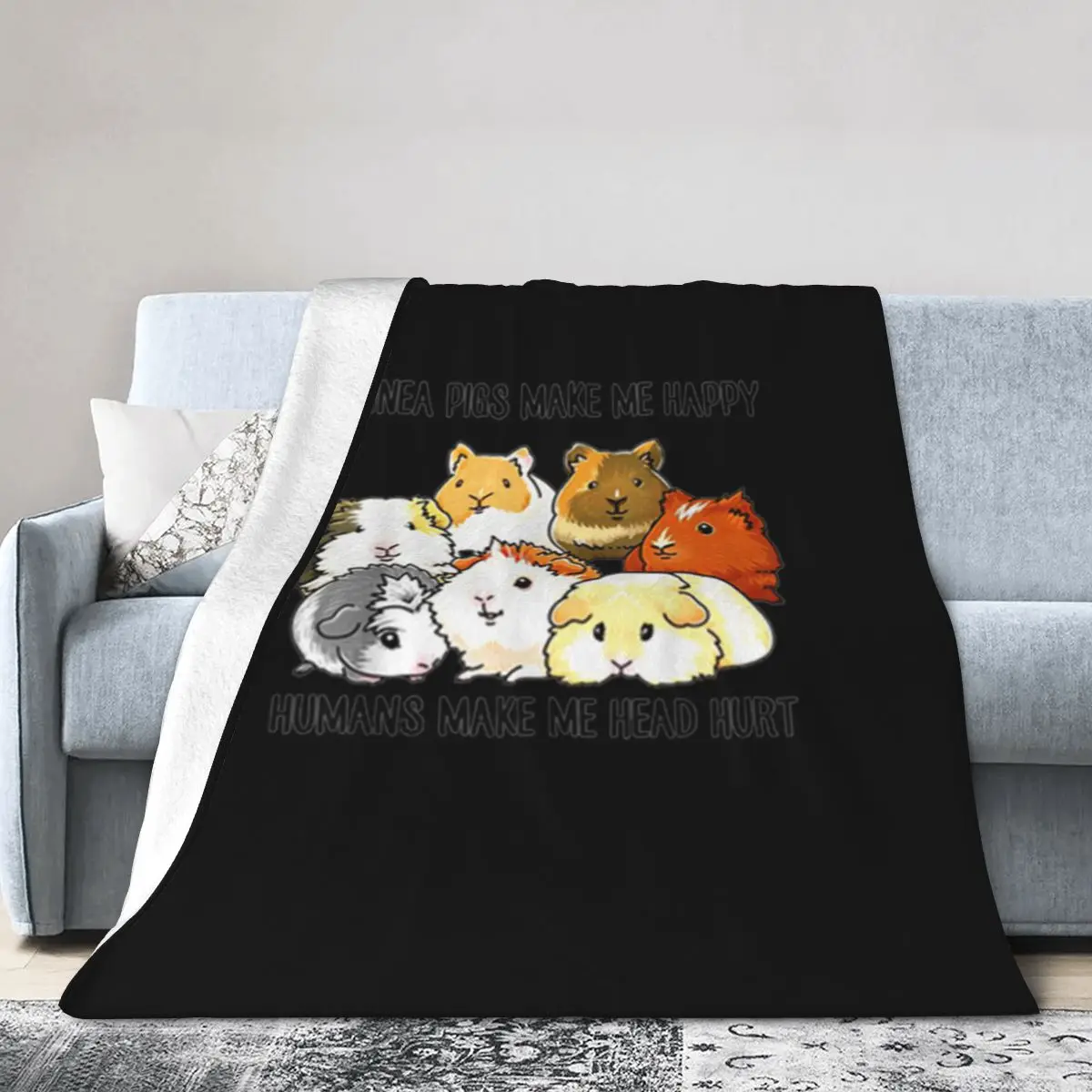 Guinea Pigs Make Me Happy Humans Make Me Head Blanket Bedspread On The Bed Throw Bed Blanket For Winter Decorative Sofa Blankets
Guinea Pigs Make Me Happy Humans Make Me Head Blanket Bedspread On The Bed Throw Bed Blanket For Winter Decorative Sofa Blankets