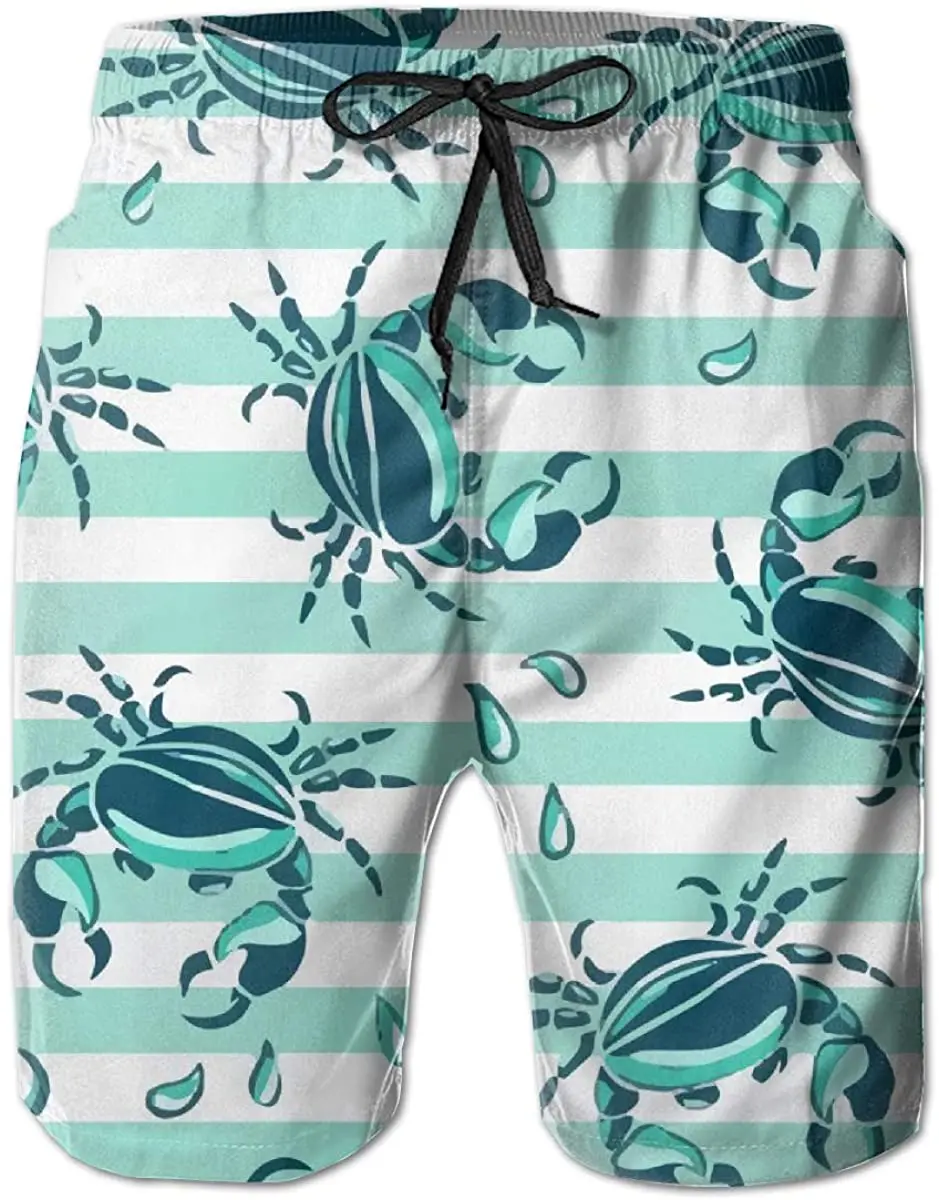 Mens Shorts Man Swimwear Swim Trunks Crabs Drawstring Elastic Waist Surfing Beach Summer Outfit Pants
Mens Shorts Man Swimwear Swim Trunks Crabs Drawstring Elastic Waist Surfing Beach Summer Outfit Pants