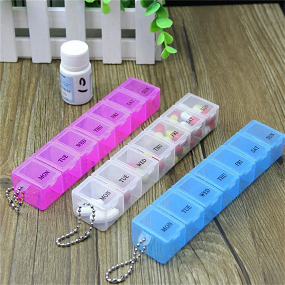 Pill Box 7 Days Weekly Medicine Health Tablet Holder Storage Container Case Convenient to Storage The Medicine Pill Box
Pill Box 7 Days Weekly Medicine Health Tablet Holder Storage Container Case Convenient to Storage The Medicine Pill Box