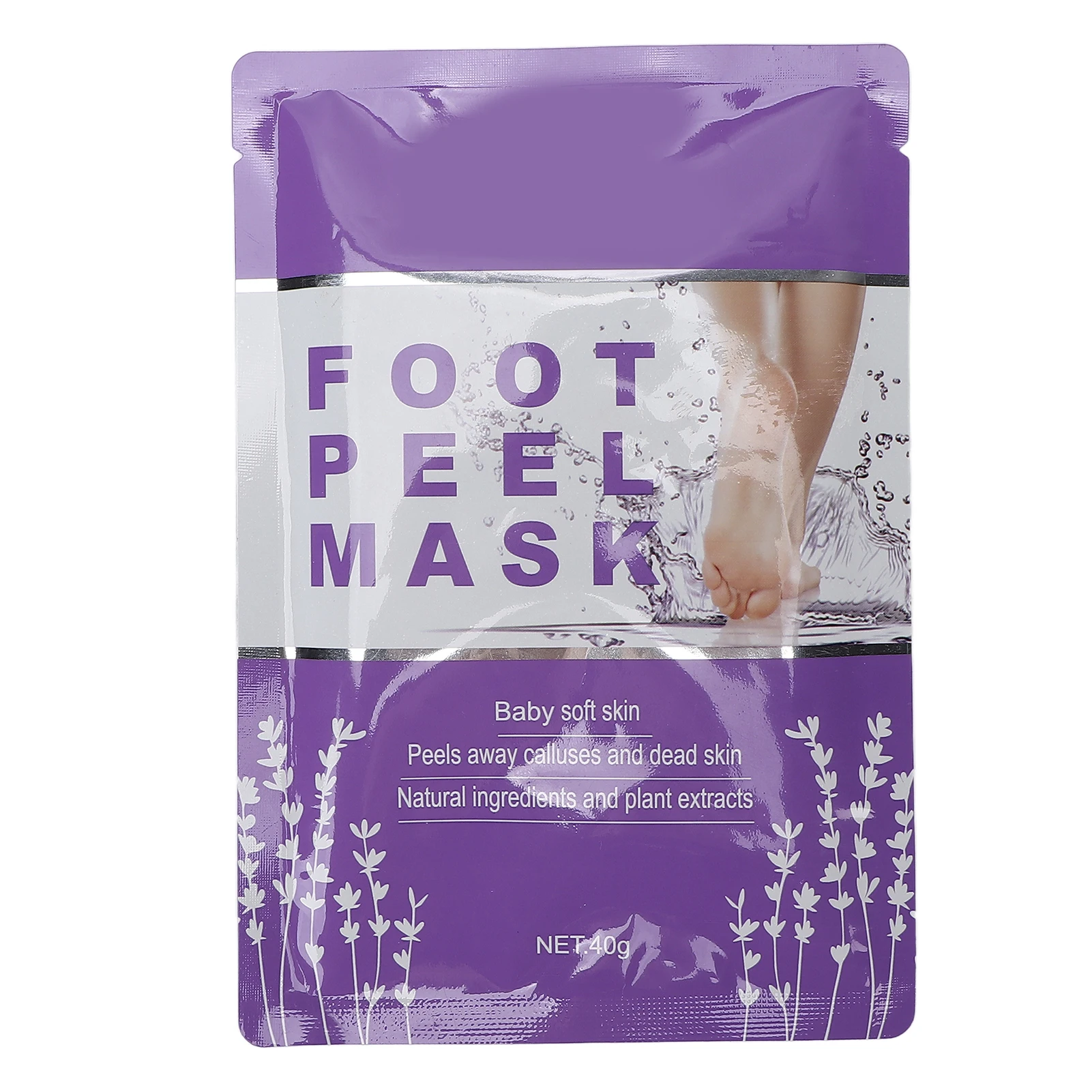 Lavender Foot Peel Mask Calluses Dead Skin Removal Moisturizing Nourishing Exfoliating Foot Mask 1.4oz 
Lavender Foot Peel Mask Calluses Dead Skin Removal Moisturizing Nourishing Exfoliating Foot Mask 1.4oz