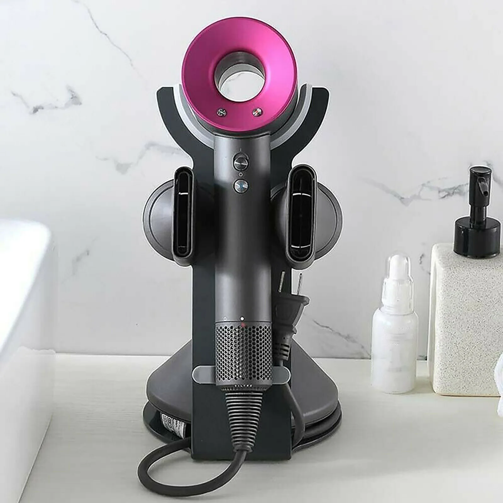 Black Hair Dryer Holder Minimalism Organizer Stand Type Portable Bracket Pouch-Free Storage Rack For Dyson Bathroom Shower Tools
Black Hair Dryer Holder Minimalism Organizer Stand Type Portable Bracket Pouch-Free Storage Rack For Dyson Bathroom Shower Tools