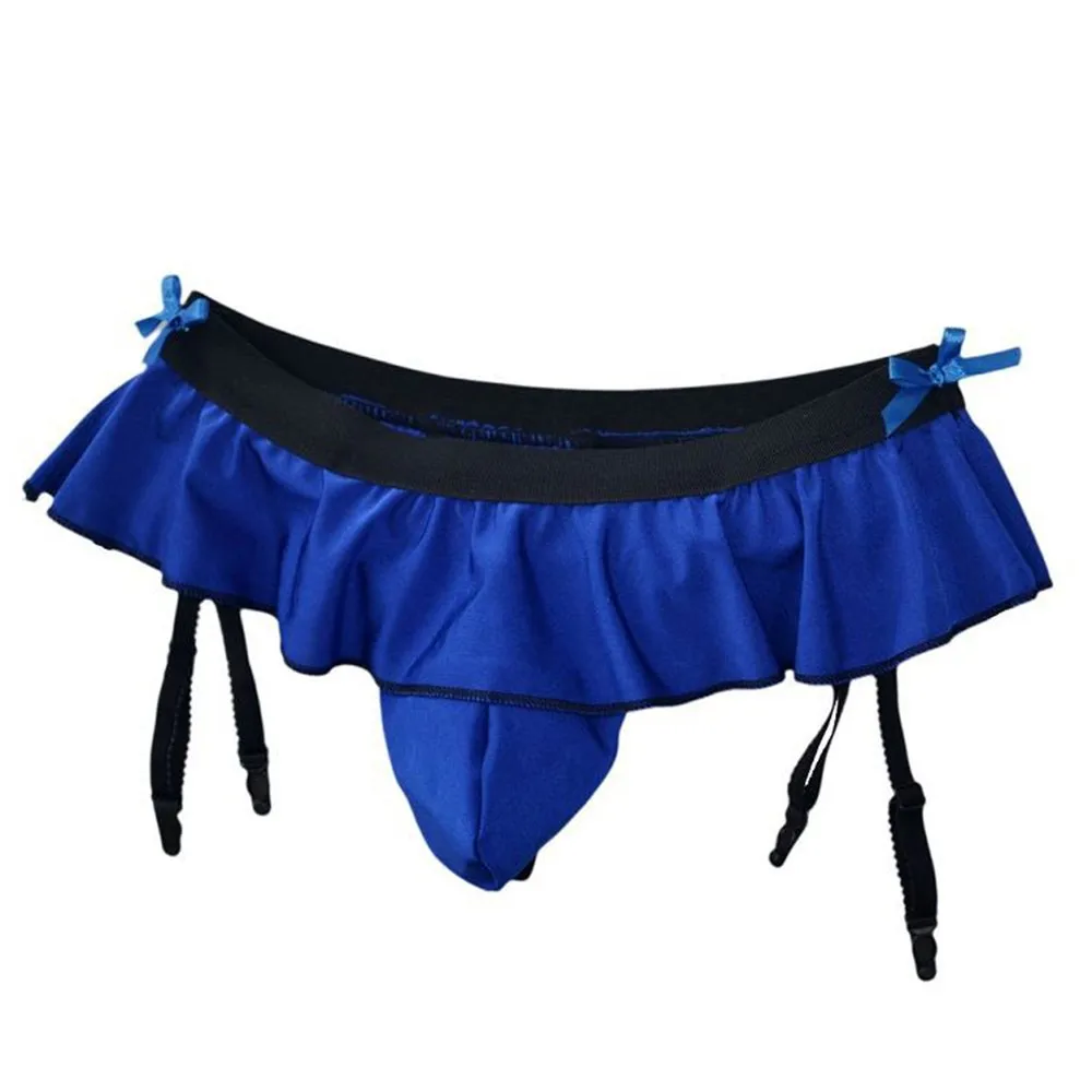 Men Sexy Sissy Ruffled Decor Briefs Solid T-Back Thongs Breathable Bow Big Pouch U Convex Underwear Casual Erotic Lingerie
Men Sexy Sissy Ruffled Decor Briefs Solid T-Back Thongs Breathable Bow Big Pouch U Convex Underwear Casual Erotic Lingerie