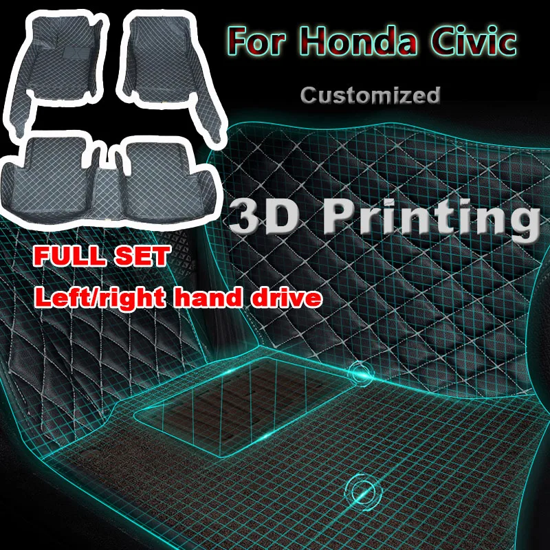 Car Floor Mats For Honda Civic 2015 2014 2013 2012 Auto Decoration Leather Carpets Accessories Styling Parts Protect Waterproof
Car Floor Mats For Honda Civic 2015 2014 2013 2012 Auto Decoration Leather Carpets Accessories Styling Parts Protect Waterproof