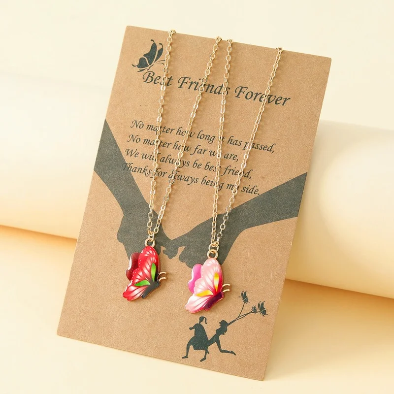 2022 Butterfly Pendant Necklace for Women Girl Fashion Korean Colorful Clavicle Chain Necklaces Party Gift Accessories New
2022 Butterfly Pendant Necklace for Women Girl Fashion Korean Colorful Clavicle Chain Necklaces Party Gift Accessories New