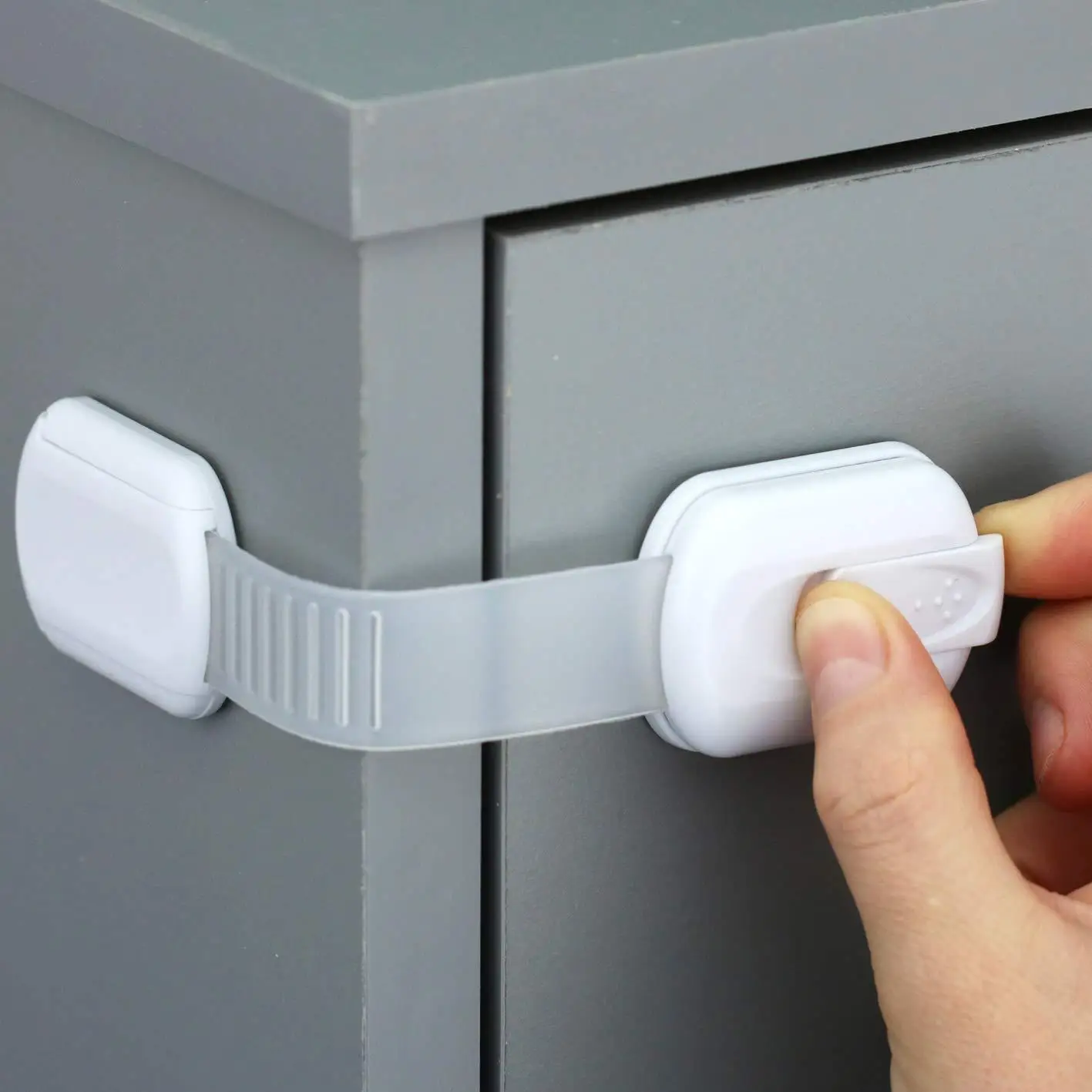 

3Pcs Child Lock Protection for Locking Cabinet Cupboard Drawers Refrigerator Oven Toilet Trash Can Doors Children's Safety Kids