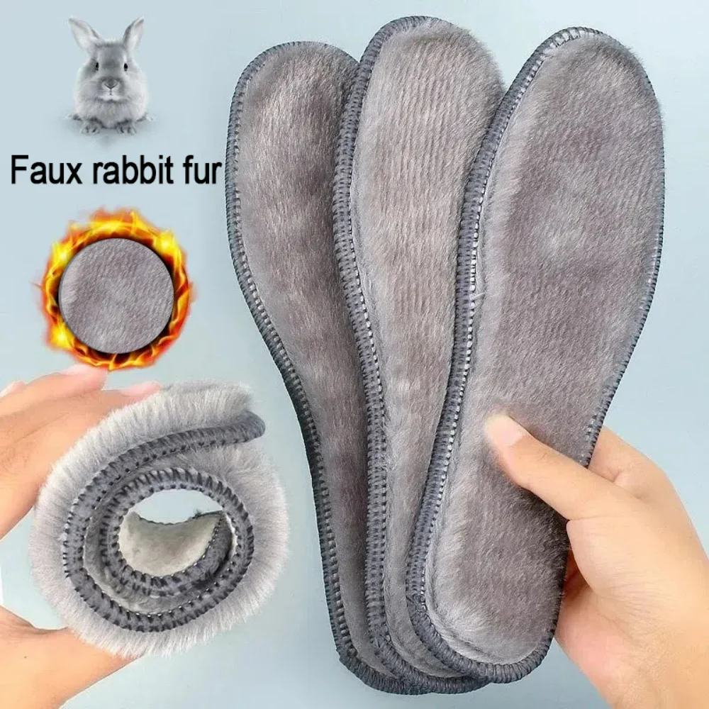 1 pair Thermal Felt Insoles Thicken Warm Heated Insoles Men Women Winter Shoes Breathable Snow Boots Imitation Rabbit Shoe Pads
1 pair Thermal Felt Insoles Thicken Warm Heated Insoles Men Women Winter Shoes Breathable Snow Boots Imitation Rabbit Shoe Pads