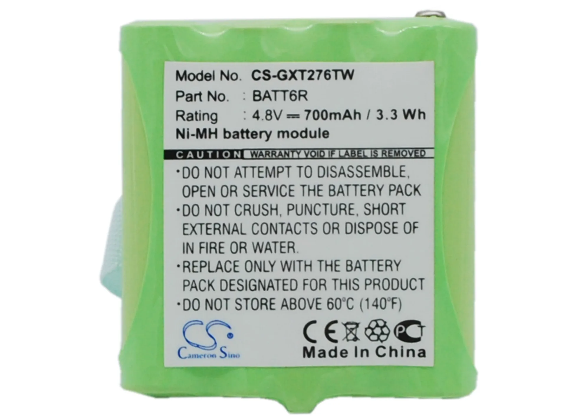 CS Two-Way Radio Battery for Midland LXT276 LXT376 LXT314 LXT317 LXT318 LXT319 T320 T322 T323 T330 T335 LXT440 fits AVP6 BATT6R
CS Two-Way Radio Battery for Midland LXT276 LXT376 LXT314 LXT317 LXT318 LXT319 T320 T322 T323 T330 T335 LXT440 fits AVP6 BATT6R