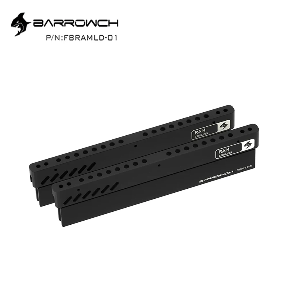Barrow 2PCS DDR5 DDR4 RAM Cooler Memory Armor Vest, Aluminum Heat Dissipation Heat Sinks,For Water Cooling System
Barrow 2PCS DDR5 DDR4 RAM Cooler Memory Armor Vest, Aluminum Heat Dissipation Heat Sinks,For Water Cooling System