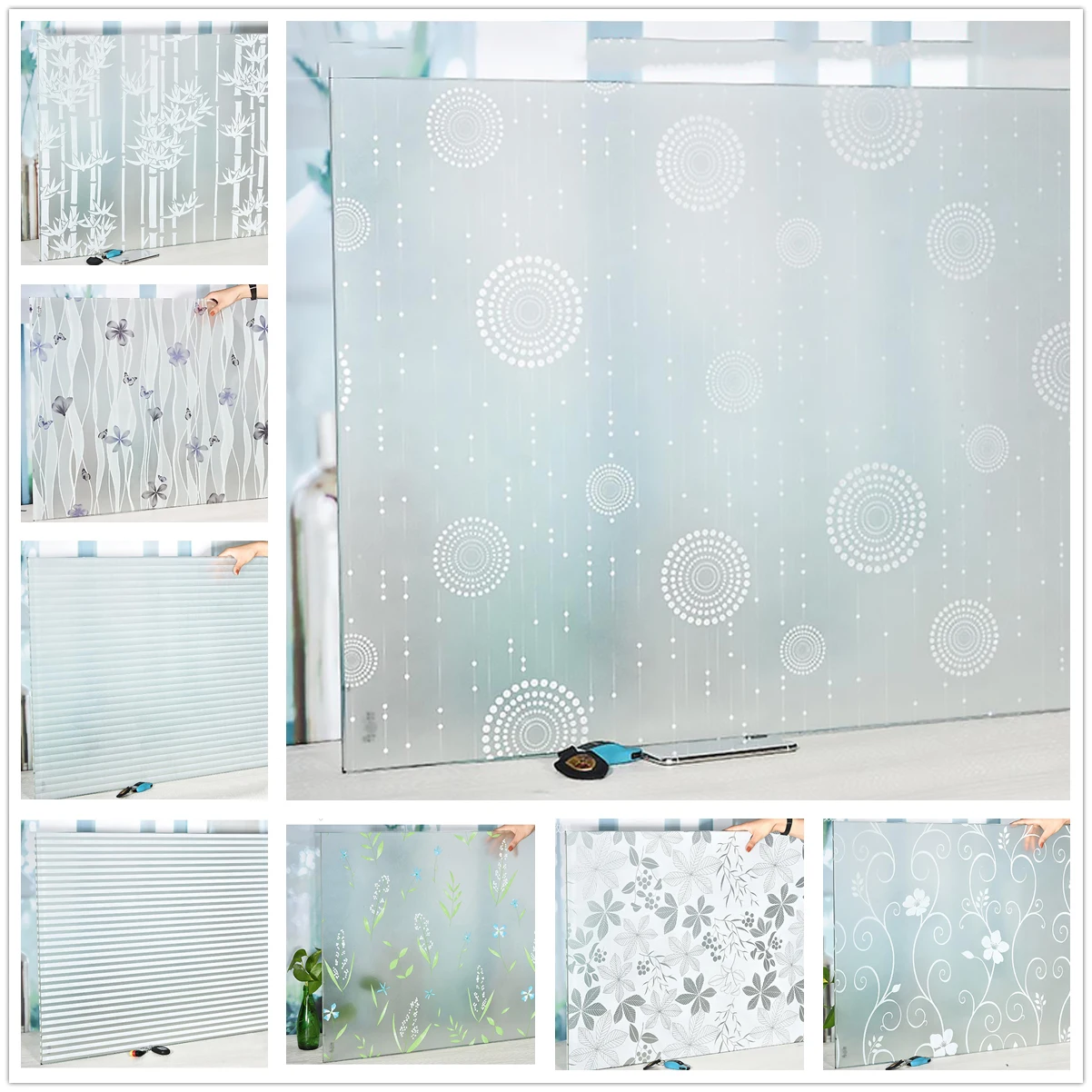 High Quality Frosted Window Film Privacy Opaque Window Stickers Self Adhesive Glass Film for Kitchen Bathroom Office Matte Stain 
High Quality Frosted Window Film Privacy Opaque Window Stickers Self Adhesive Glass Film for Kitchen Bathroom Office Matte Stain