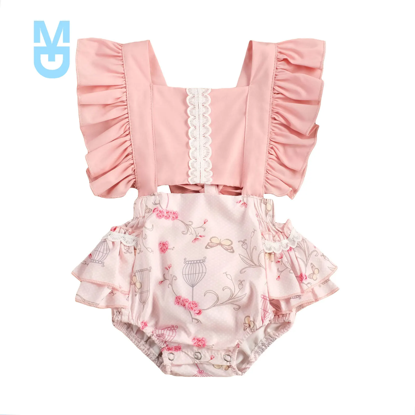 New Infant Newborn Baby Girl Romper, Floral Jumpsuit, High Waist Hollow Flower Printed Summer Ruffle Fly Sleeve Side Pocket Clot
New Infant Newborn Baby Girl Romper, Floral Jumpsuit, High Waist Hollow Flower Printed Summer Ruffle Fly Sleeve Side Pocket Clot