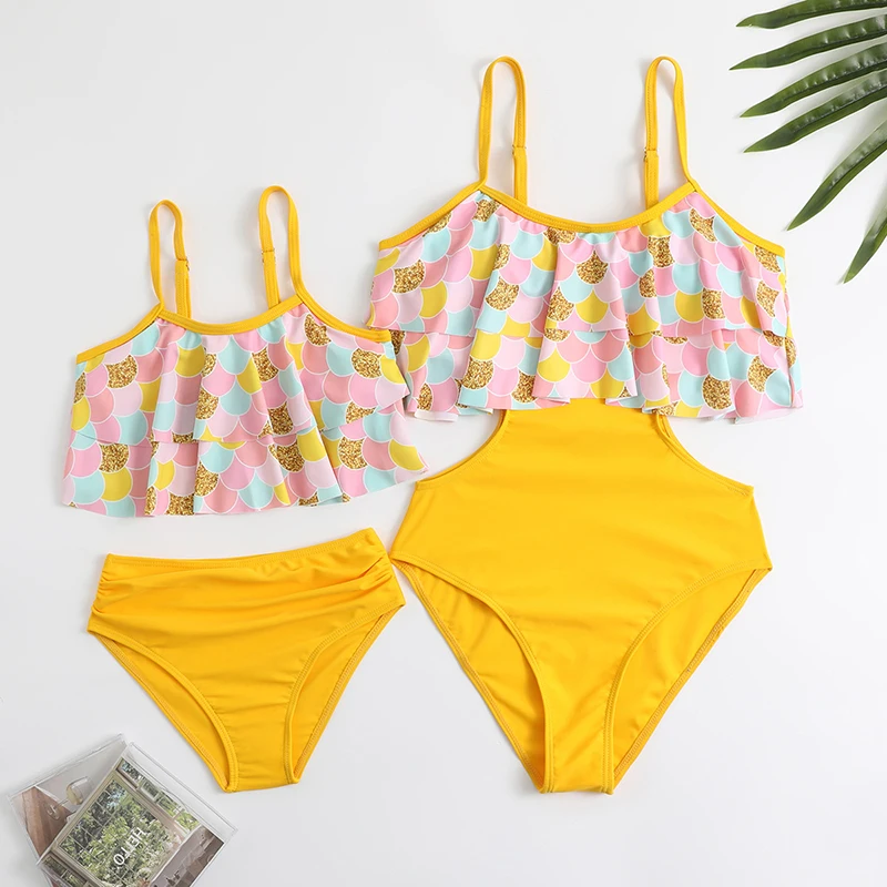 Ruffled Mommy and Me Swimwear Family Set Tank Mother Daughter Matching Swimsuits Beach Women & Baby Girls Bikini Dresses Clothes
Ruffled Mommy and Me Swimwear Family Set Tank Mother Daughter Matching Swimsuits Beach Women & Baby Girls Bikini Dresses Clothes