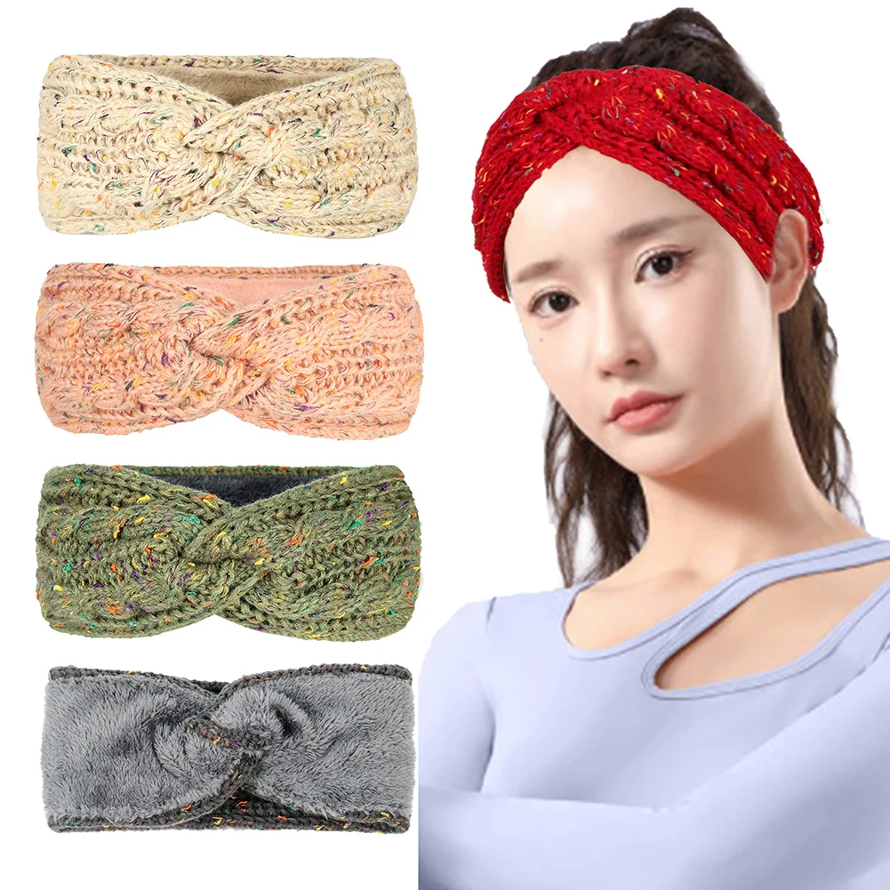 Autumn Winter Thicken Knitting Woolen Wide Headband For Women Plush Lined Headwrap Turban Hairbands Keep Warm Female Ear Warmers
Autumn Winter Thicken Knitting Woolen Wide Headband For Women Plush Lined Headwrap Turban Hairbands Keep Warm Female Ear Warmers