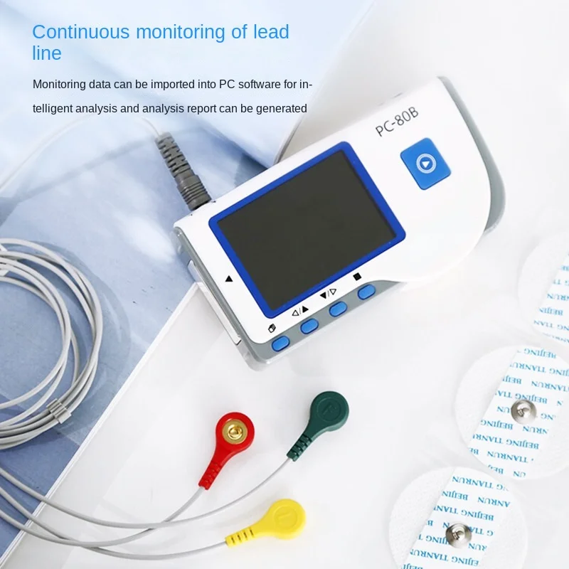 Likang Heart ECG Detector Medical 24-Hour Dynamic Electrocardiogram Recorder Portable Automatic Analysis
Likang Heart ECG Detector Medical 24-Hour Dynamic Electrocardiogram Recorder Portable Automatic Analysis