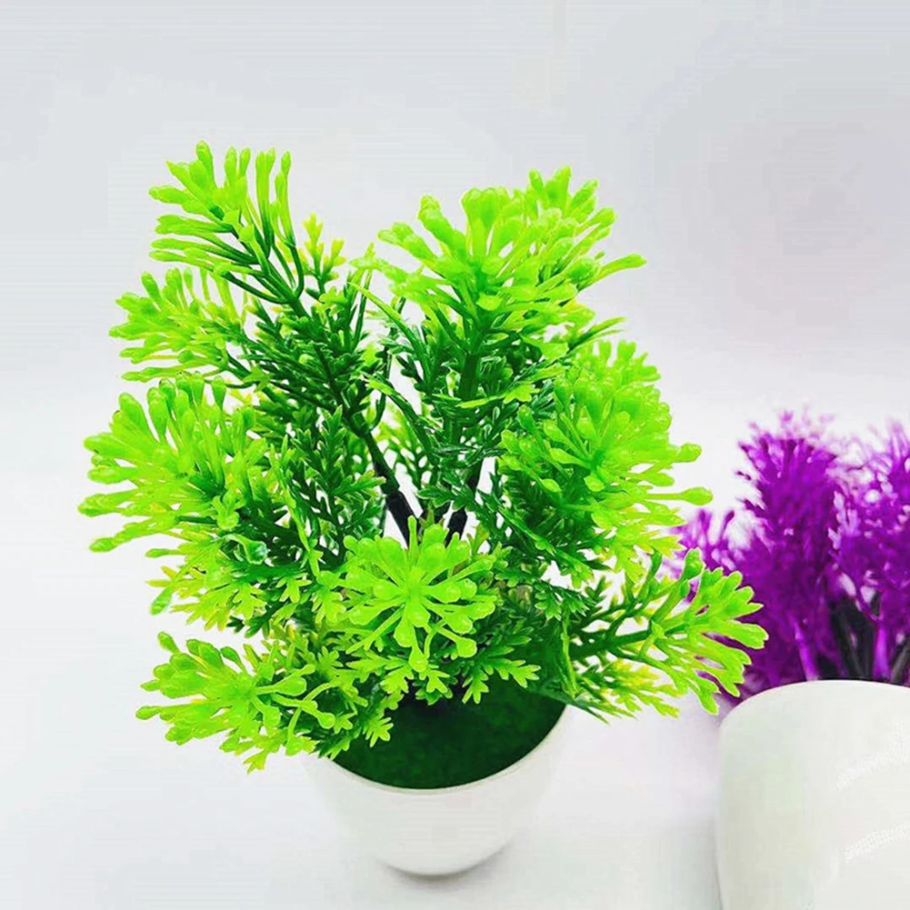 Artificial Potted Plant Fake Flowers Bonsai Ornaments For Home Hotel Garden Office Decor Plastic Flower Craft Green Plant Bonsai
Artificial Potted Plant Fake Flowers Bonsai Ornaments For Home Hotel Garden Office Decor Plastic Flower Craft Green Plant Bonsai