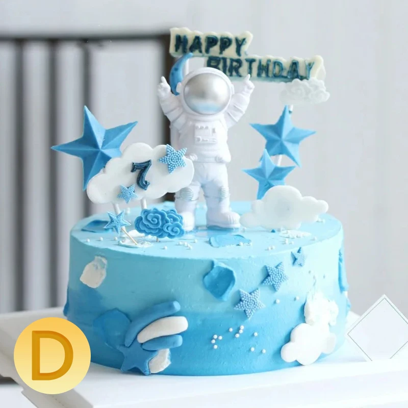 Astronaut Rocket Moon Happy Birthday Cake Topper for Boy't Birthday Party Dessert DecorationChildren's Day Gifts
Astronaut Rocket Moon Happy Birthday Cake Topper for Boy't Birthday Party Dessert DecorationChildren's Day Gifts