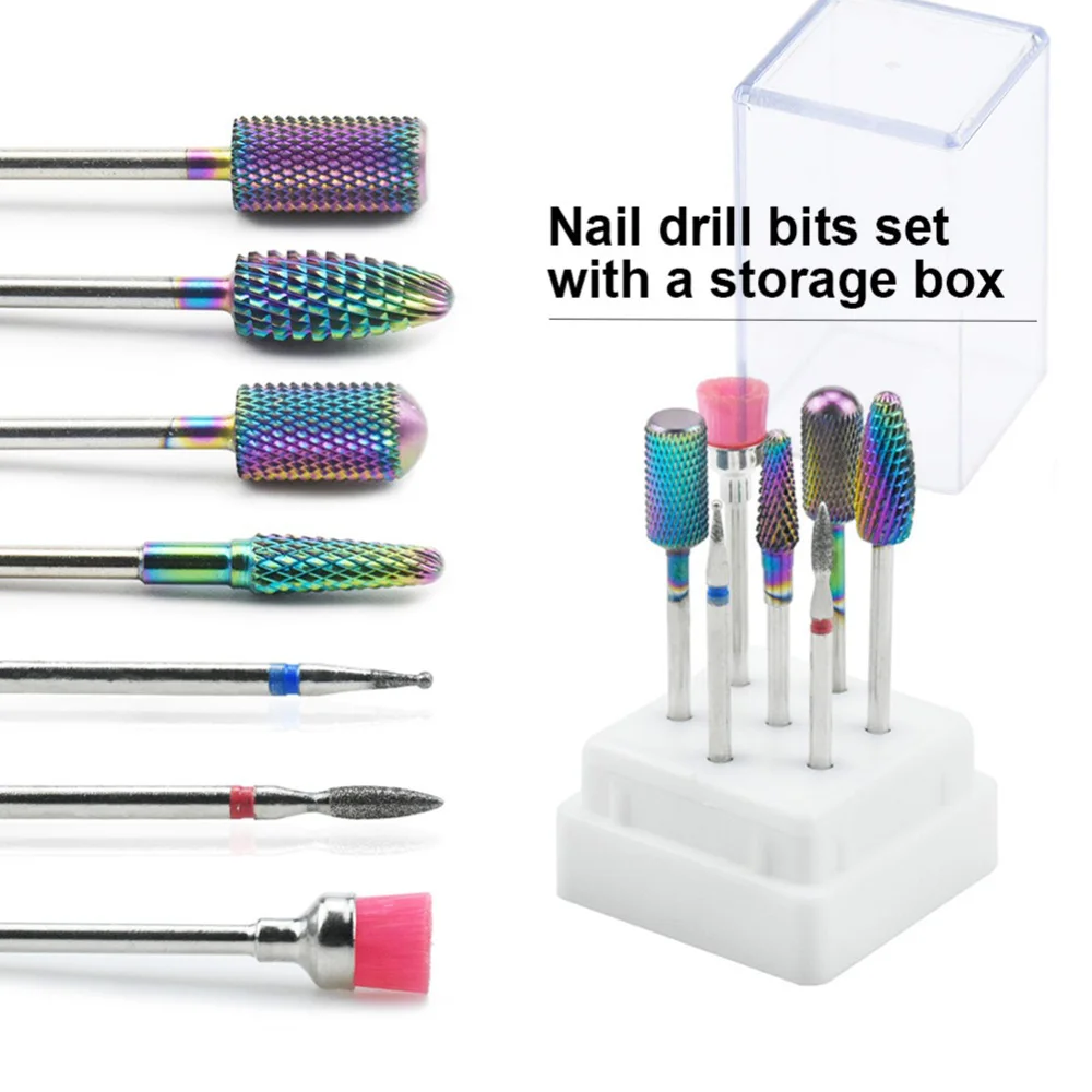 Набор фрез для маникюра из карбида вольфрама/керамики, 7 шт. 
Набор фрез для маникюра из карбида вольфрама/керамики, 7 шт.