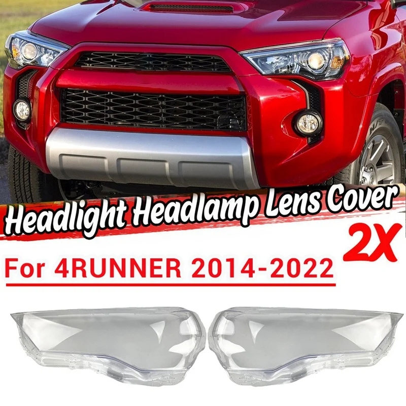 Side for TOYOTA 4RUNNER 2014 15 16 17 18 19-2022 Car Headlight Lens Cover Head Light Lamp Lamp Shade Front Light Shell
Side for TOYOTA 4RUNNER 2014 15 16 17 18 19-2022 Car Headlight Lens Cover Head Light Lamp Lamp Shade Front Light Shell