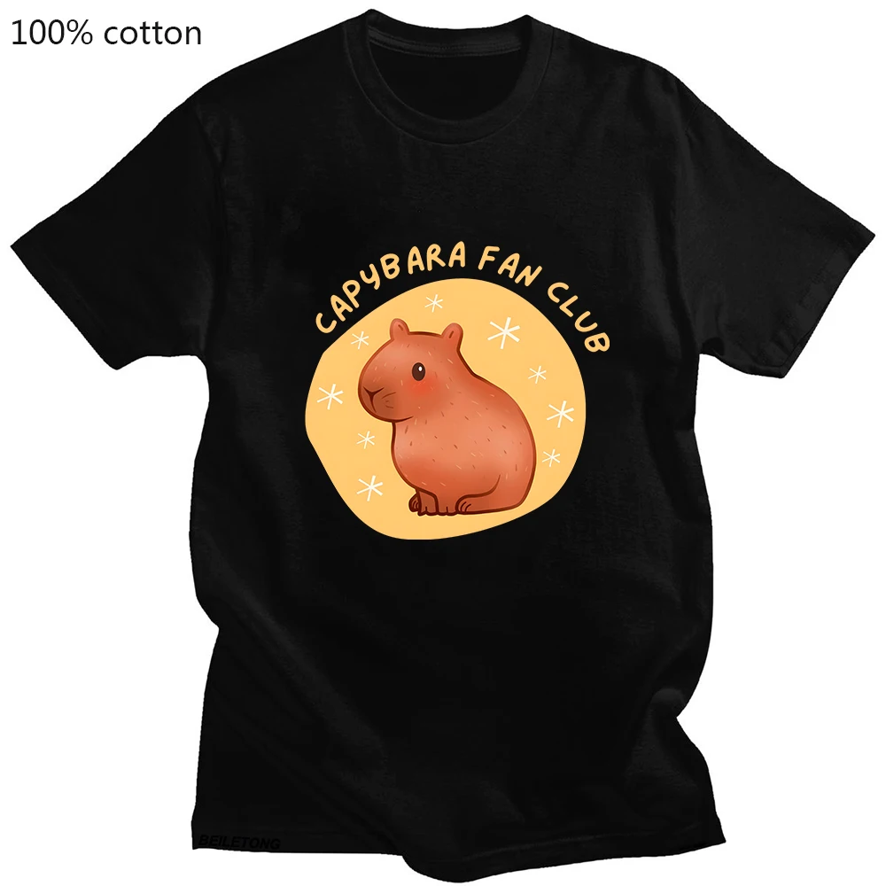 Capybara T-shirt Rodent Harajuku T Shirt Women Kawaii/Cute Cartoon Korean Style Tshirt Animal Printing 100% Cotton Short Sleeve
Capybara T-shirt Rodent Harajuku T Shirt Women Kawaii/Cute Cartoon Korean Style Tshirt Animal Printing 100% Cotton Short Sleeve