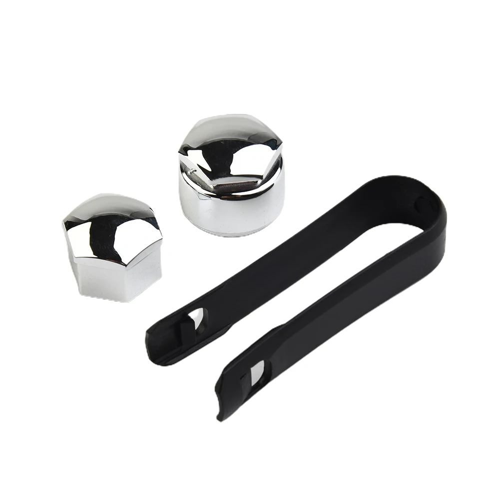 20PCS 17mm Chrome Nut Cap Wheel Bolts Removal Tool Wheel Set For Any Car 16 Standard Ones 4 Locking Cap Plastic Car Accessories
20PCS 17mm Chrome Nut Cap Wheel Bolts Removal Tool Wheel Set For Any Car 16 Standard Ones 4 Locking Cap Plastic Car Accessories