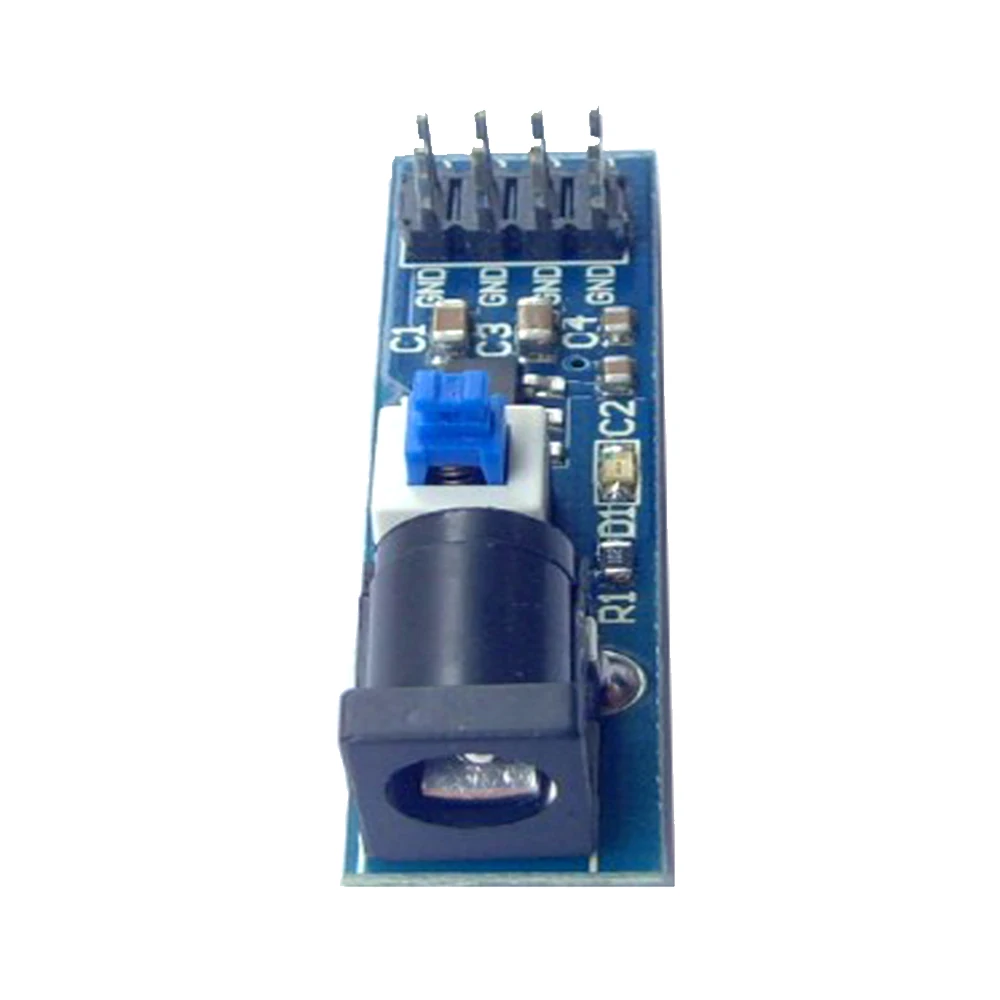 AMS1117-5V DC 6.5V-12V to 5V Voltage Regulator Step Down Buck Converter Power Supply Module with DC Socket and Switch
AMS1117-5V DC 6.5V-12V to 5V Voltage Regulator Step Down Buck Converter Power Supply Module with DC Socket and Switch