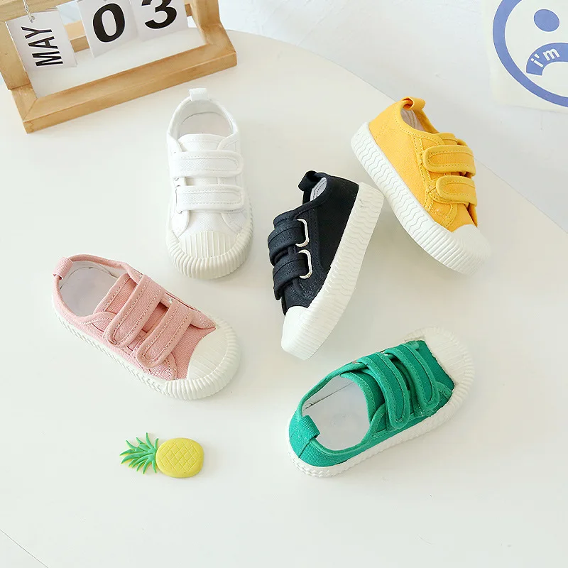 Kids Fashion Boys 2022 New Soft Round-toe Flat Versatile Hook & Loop Cute Japan Kindergarten Girls Canvas Shoes Children Black
Kids Fashion Boys 2022 New Soft Round-toe Flat Versatile Hook & Loop Cute Japan Kindergarten Girls Canvas Shoes Children Black
