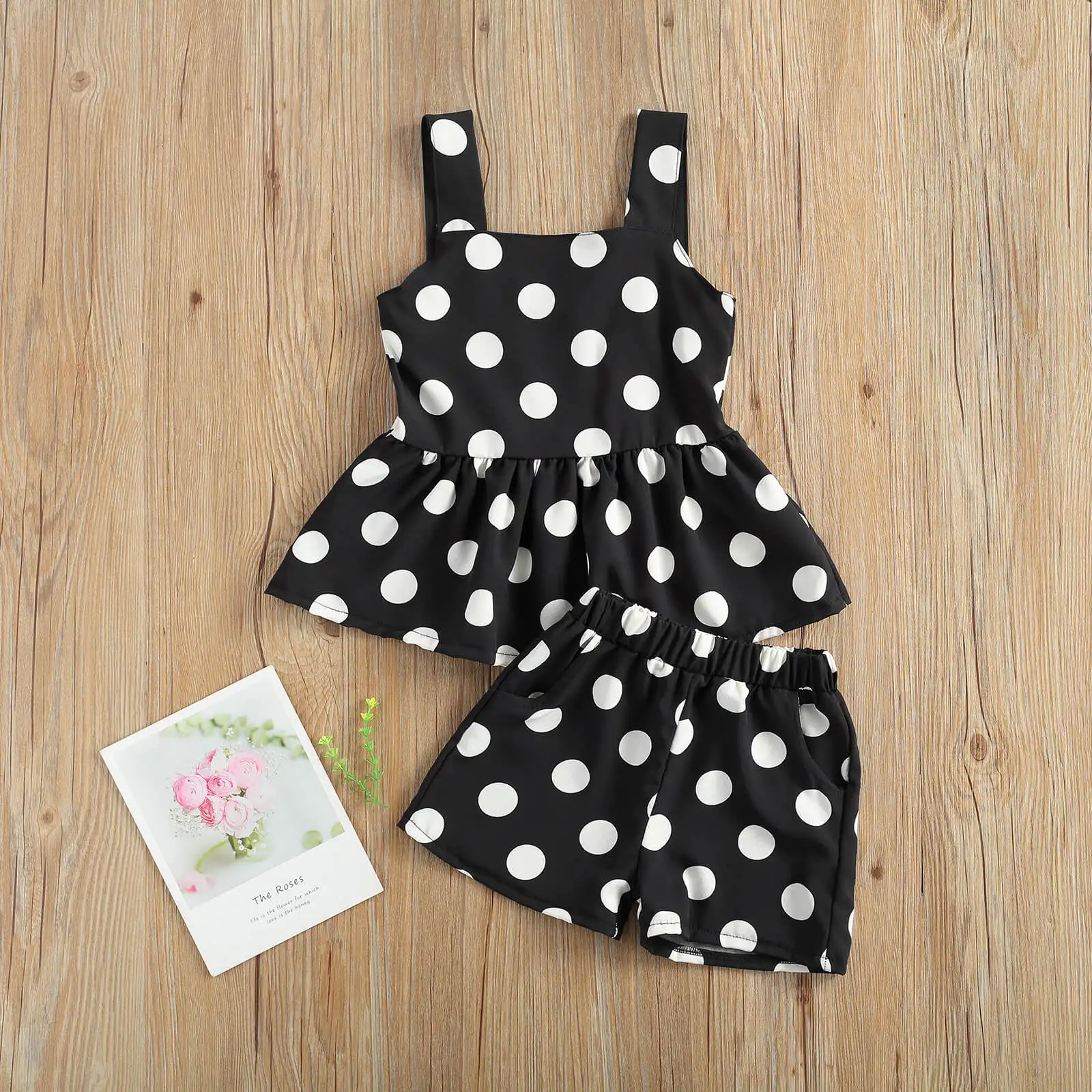 Emmababy одежда для маленьких девочек, без рукавов, в горошек, с оборками, стандартная одежда для маленьких девочек, летняя одежда, 2 шт.
Emmababy одежда для маленьких девочек, без рукавов, в горошек, с оборками, стандартная одежда для маленьких девочек, летняя одежда, 2 шт.