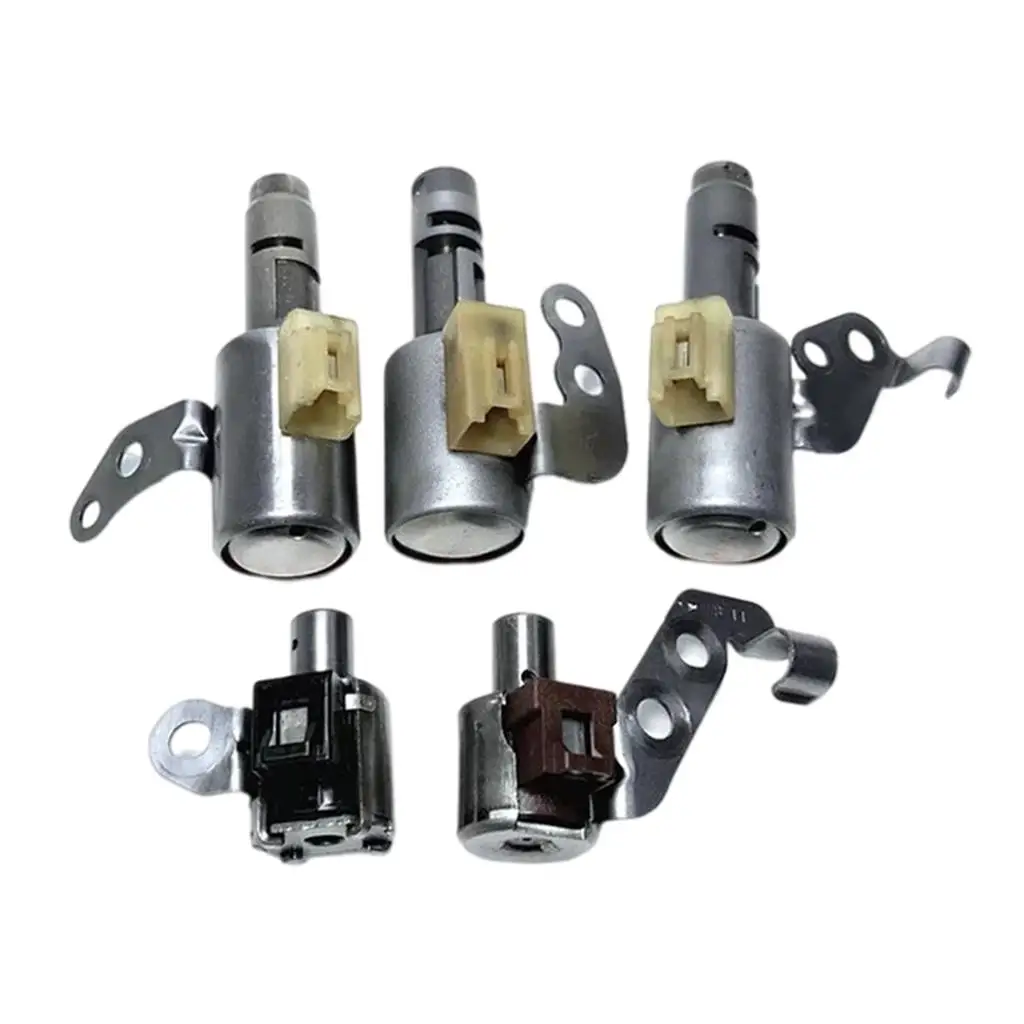 5PCS Transmission Solenoid Kit Automatic Transmission F140E U140 35210-21010 
5PCS Transmission Solenoid Kit Automatic Transmission F140E U140 35210-21010