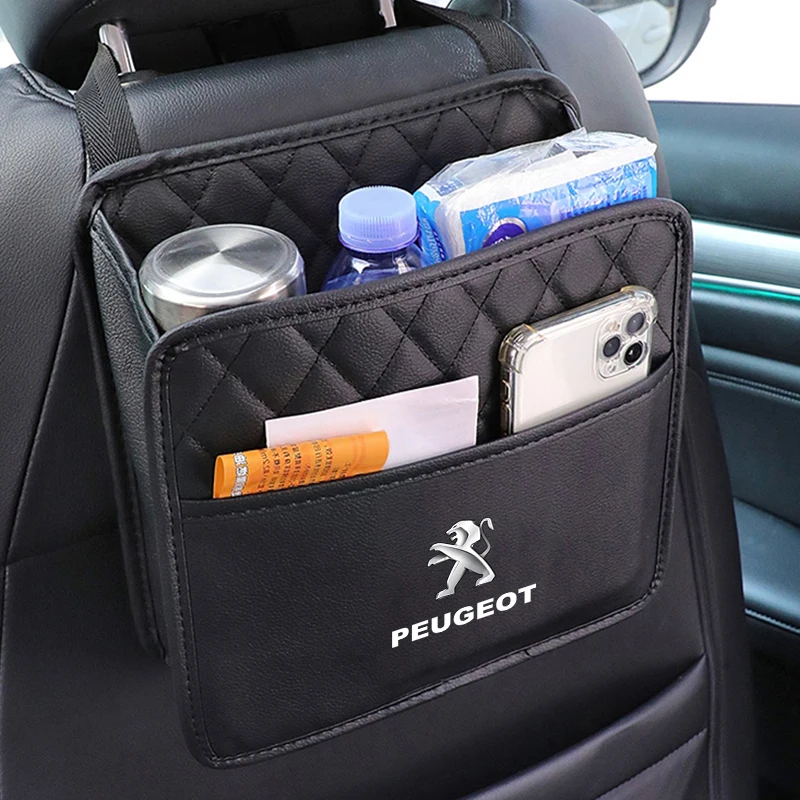 1PC Car Seat Back Organizer Bag Storage Box Tissue Case Phone Holder Trash Can Interior Accessories For Peugeot 2008 107 108 206
1PC Car Seat Back Organizer Bag Storage Box Tissue Case Phone Holder Trash Can Interior Accessories For Peugeot 2008 107 108 206