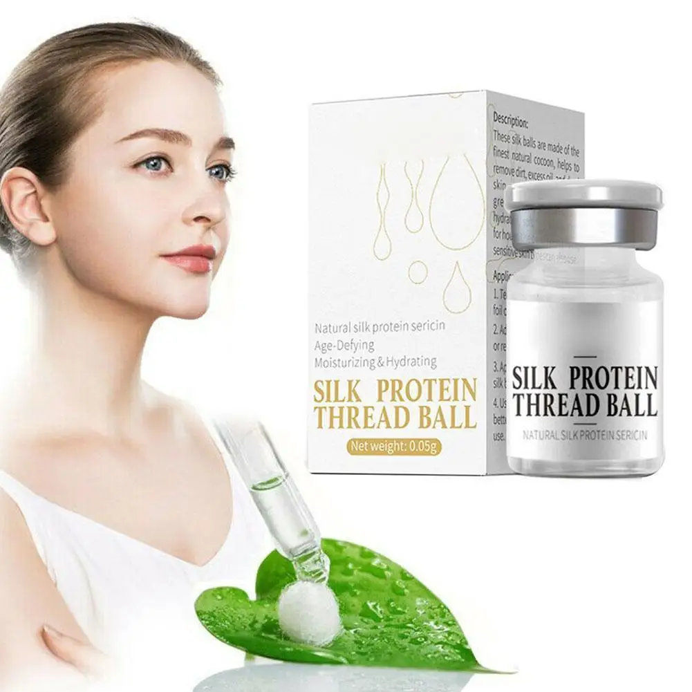 Natural Protein Silk Ball Facial Essence Collagen Anti-aging Moisturizes Brighten Skin Tightening Shrink Pore Essence Silk Ball
Natural Protein Silk Ball Facial Essence Collagen Anti-aging Moisturizes Brighten Skin Tightening Shrink Pore Essence Silk Ball